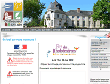 Tablet Screenshot of chateauneuf-sur-loire.com